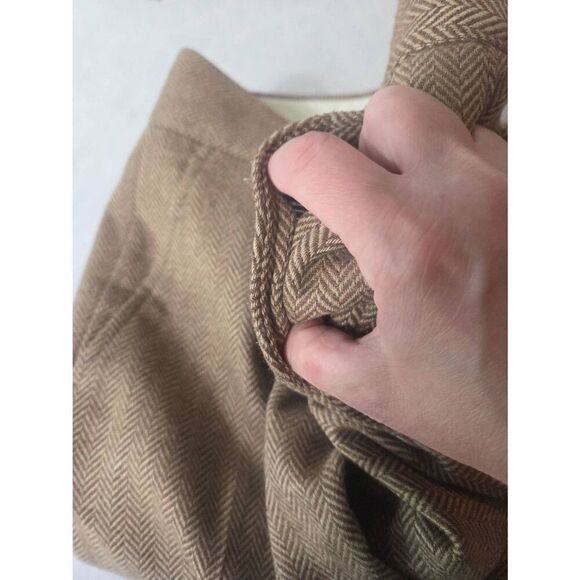 Banana Republic Wool Blend Chevron Tweed Kick Flare Dress Pants Sz 4 - Picture 6 of 7